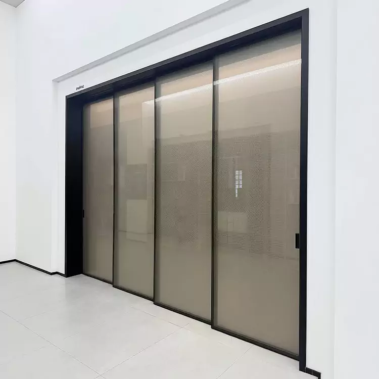 Pintu Kaca Sliding Panel Ganda